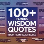 100+ Famous wisdom quotes from historical figures